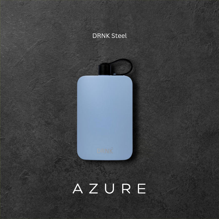 Stainless Steel slim water bottle - Azure (500 ml)