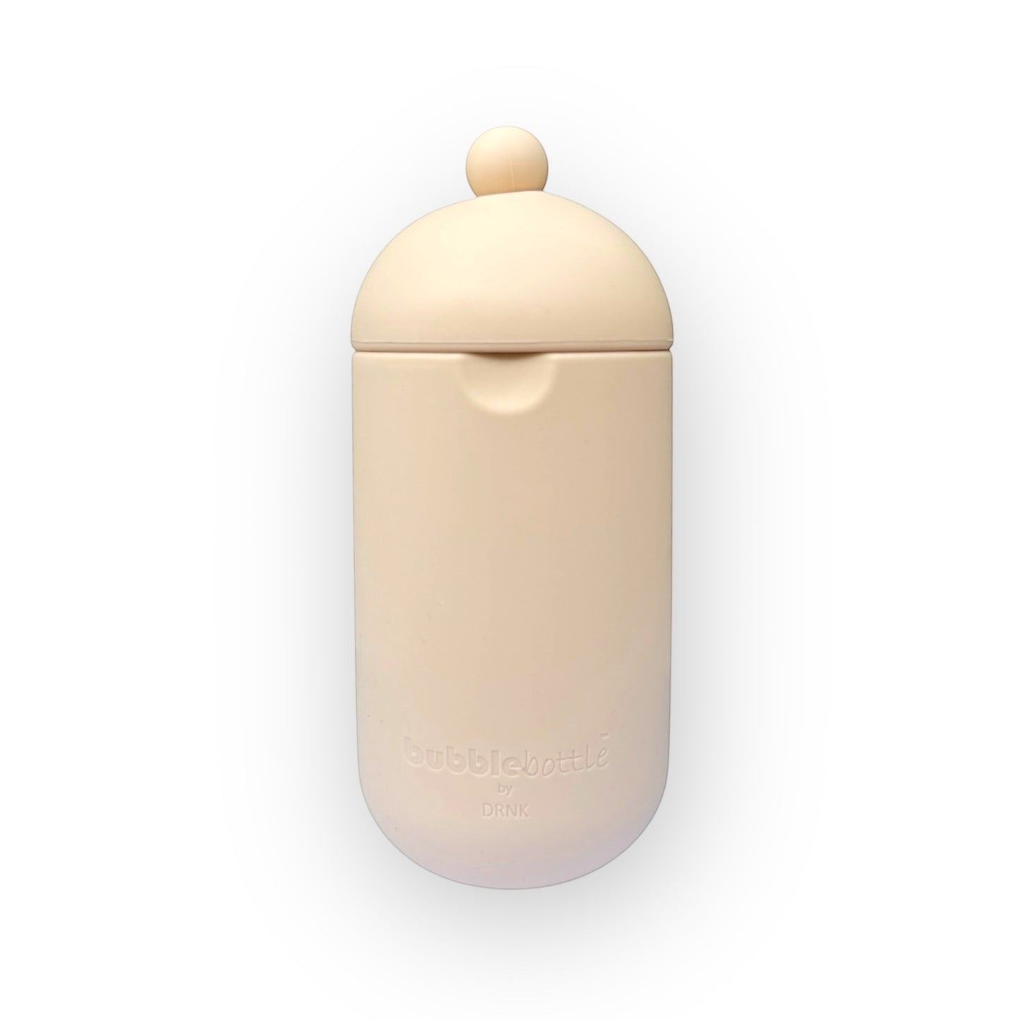 Bubblebottle Cream - Silicon kids water bottle  (350 ml)