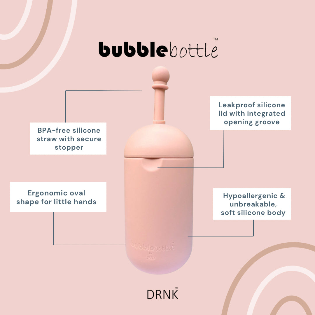 Bubblebottle Candy - Silicon kids water bottle (350 ml)