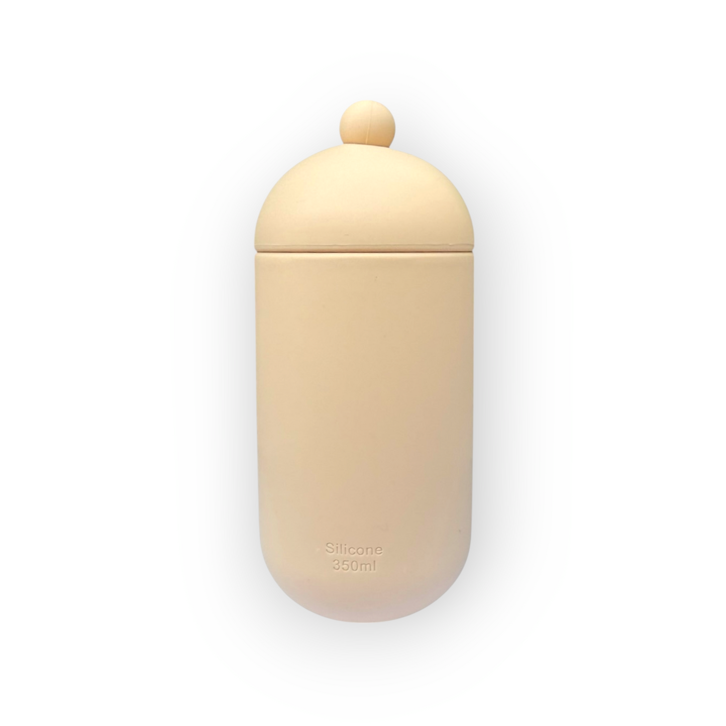 Bubblebottle Cream - Silicon kids water bottle  (350 ml)