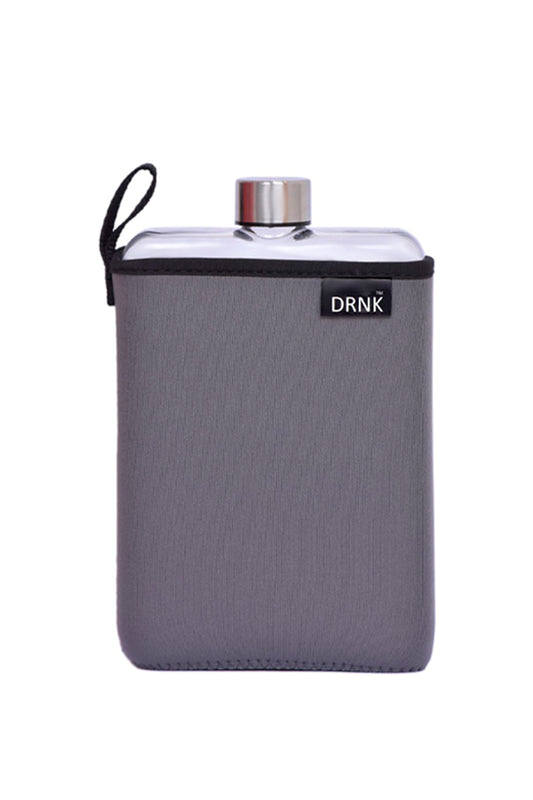 Slate Grey sleeve Tritan water bottle  (500 ml)