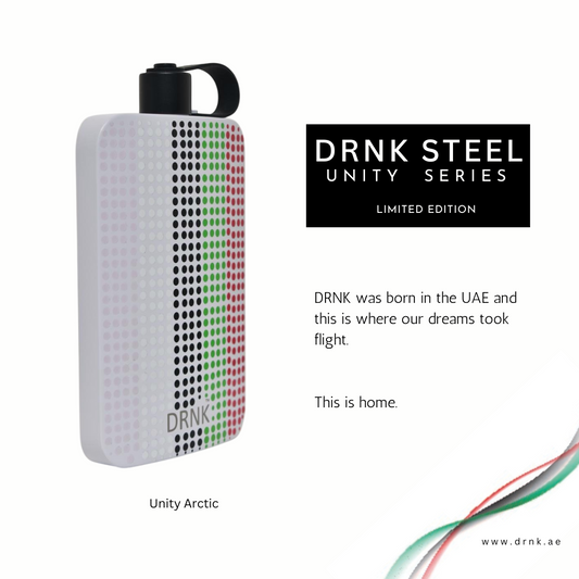 Limited Edition steel bottle. Unity Series - Arctic. 500ml