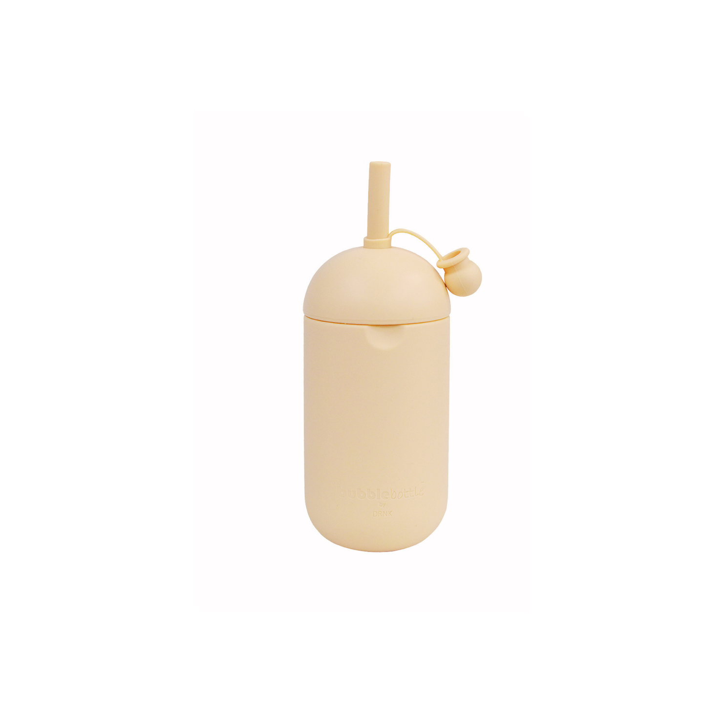 Bubblebottle Cream - Silicone Kids Water Bottle (12oz / 350ml)