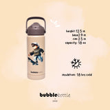 DRNK Bubblebottle Sigma insulated kids water bottle, 18oz, product detail 2