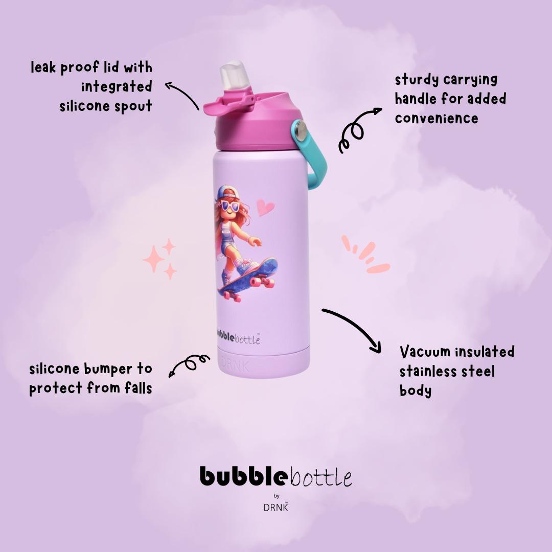 Bubblebottle Preppy - Insulated Kids Water Bottle (18oz / 550ml)