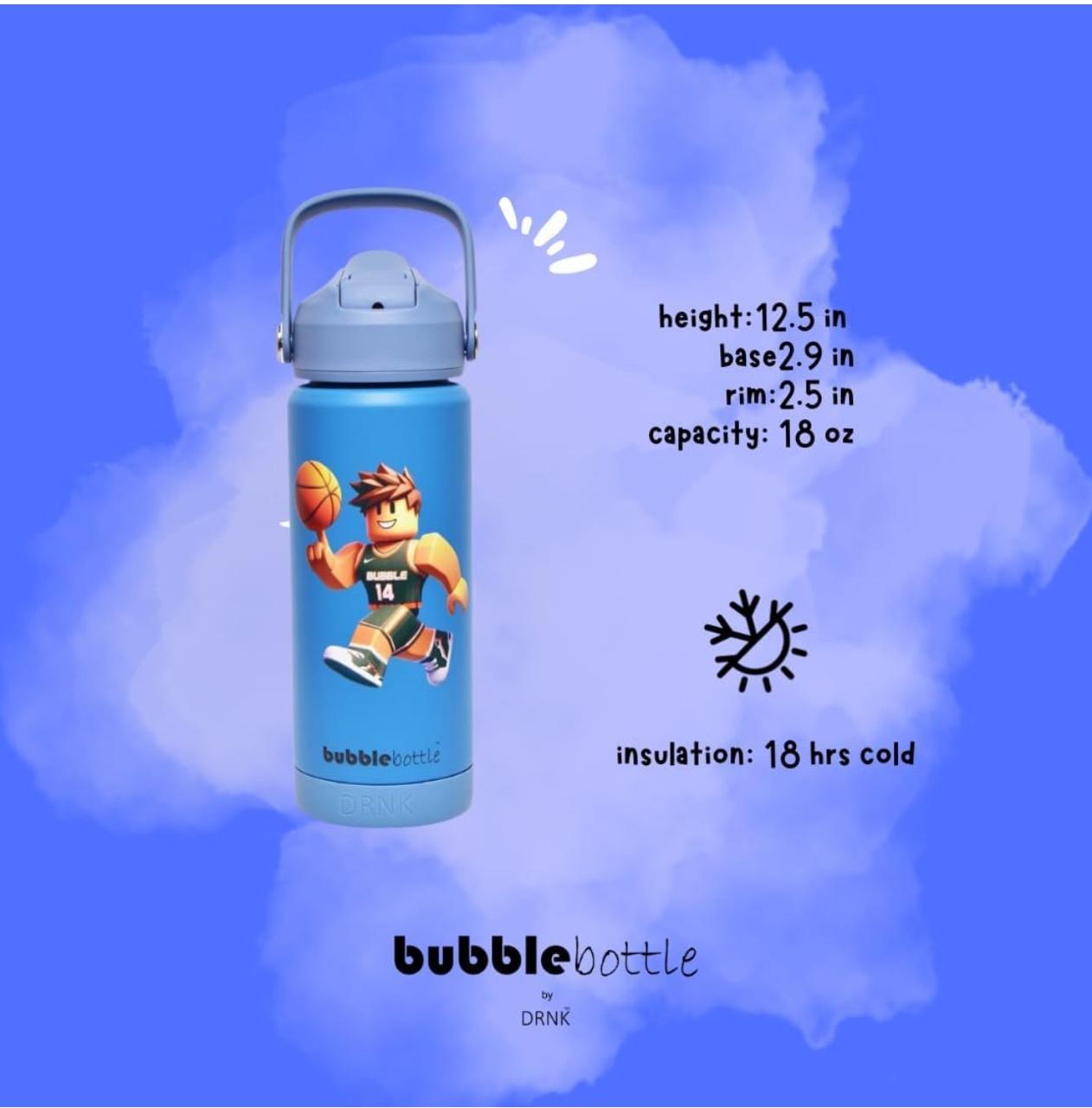 Bubblebottle Alpha - Insulated Kids Water Bottle (18oz / 550ml)