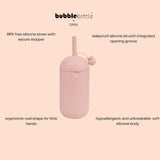 DRNK Bubblebottle Candy silicone kids water bottle, 12oz, product detail 1