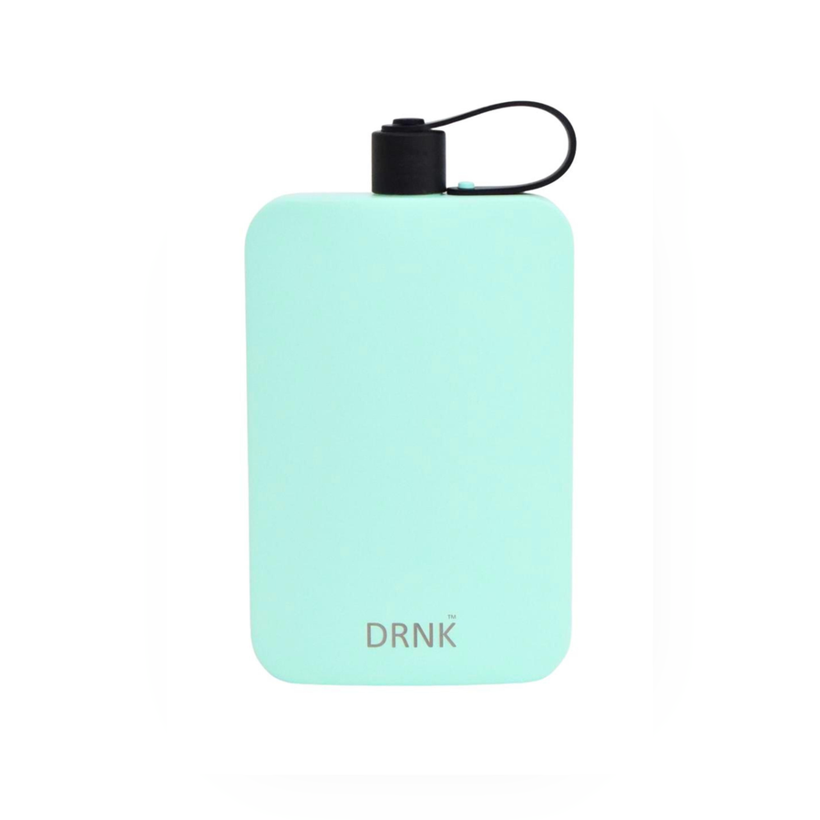 DRNK Slim Steel Mint stainless steel water bottle, 17oz