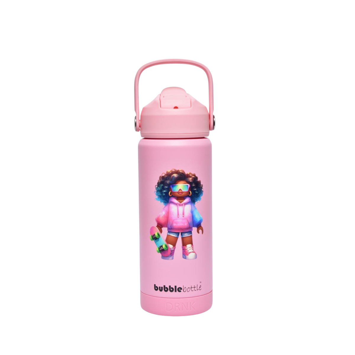 Bubblebottle Neon - Insulated Kids Water Bottle (18oz / 550ml)