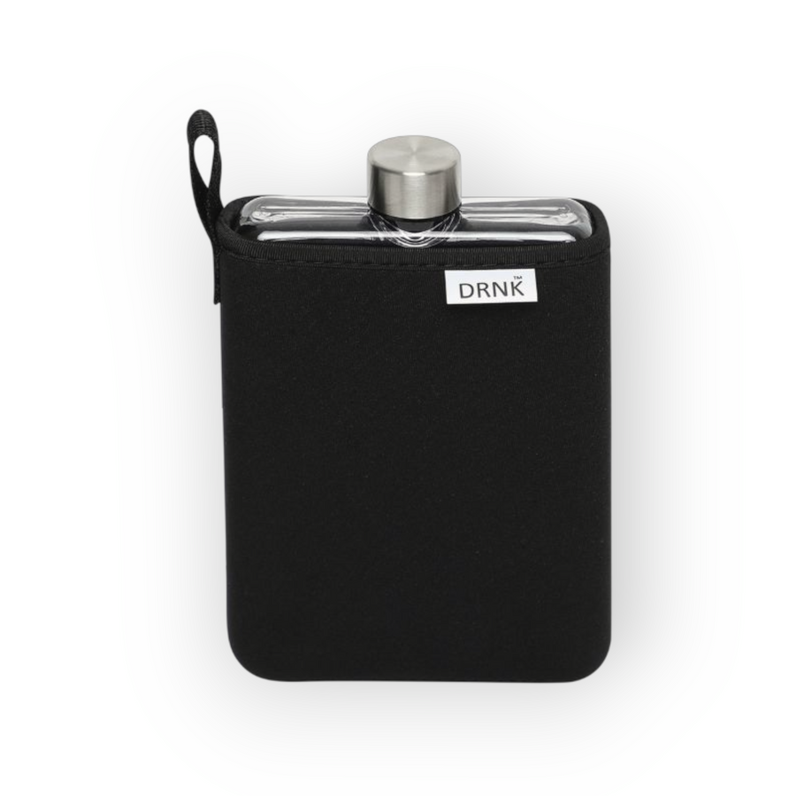 Tritan slim water bottle with Black sleeve  (500 ml)